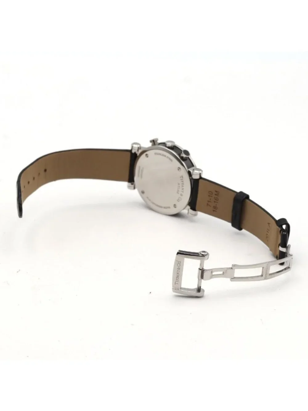 Tiffany & Co Atlas Chronograph Stainless Steel Ceramic Quartz Watch